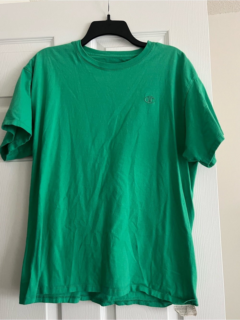 Champion Short Sleeve Crewneck Tee in Vibrant Green